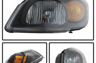 SPYDER Xtune Chevy Cobalt 05-10 Crystal Headlights Black HD-JH-CCOB05-AM-BK - Lights