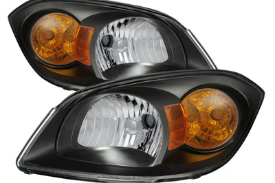 SPYDER Xtune Chevy Cobalt 05-10 Crystal Headlights Black HD-JH-CCOB05-AM-BK - Lights
