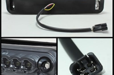 SPYDER Xtune Chevy GMC C10 / Ck Series Sierra Silverado 88-98 LED 3rd Brake Light Smoke BKL-CCK88-LED-SM - Lights