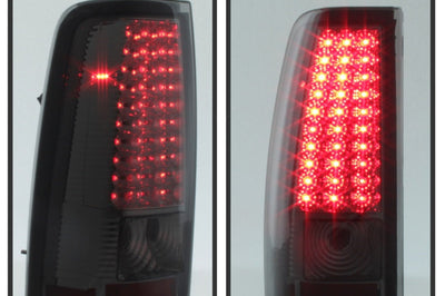 SPYDER Xtune Chevy Silverado 1500/2500/3500 99-02 99-03 LED Tail Lights Smoke ALT-ON-CS99-LED-SM
