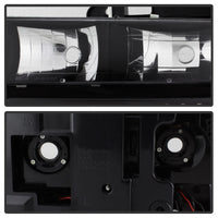 SPYDER Xtune Chevy Suburban 94-98 Headlights w/ Corner & Parking Lights 8pcs Black HD-JH-CCK88-AM-BK-SET