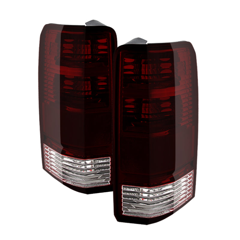 SPYDER Xtune Dodge Nitro 07-11 OEM Style Tail Lights Red Smoked ALT-JH-DNIT07-OE-RSM