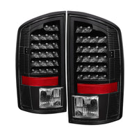 SPYDER Xtune Dodge Ram 07-08 1500 / 07-09 2500/3500 LED Tail Lights Black ALT-JH-DR07-LED-BK