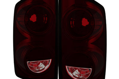 SPYDER Xtune Dodge Ram 1500 07-08 OEM Style Tail Lights -Red Smoked ALT-JH-DR07-OE-RSM