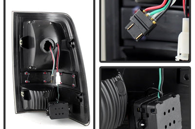 SPYDER Xtune Dodge Ram 1500 09-14 LED Tail Lights Incandescent Model Only Black Smoke ALT-JH-DR09-LED-BKSM