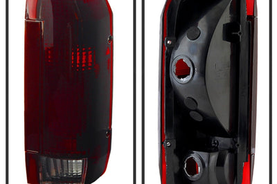 SPYDER Xtune Ford Bronco F150 F250 F350 F450 92-96 OE Style Tail Lights Red Smoked ALT-JH-FB92-OE-RSM
