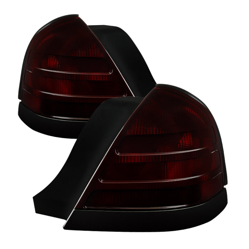 SPYDER Xtune Ford Crown Victoria 1999-2011 OEM Style Tail Light Red Smoked ALT-JH-FCV98-OE-RSM - Lights
