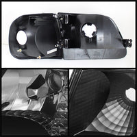 SPYDER Xtune Ford F150 97-03 / Expedition 97-02 Crystal Headlights w/Corner Black HD-JH-FF15097-SET-AM-BK - Lights