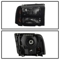 SPYDER Xtune Ford F250/350/450 Super Duty 05-07 Crystal Headlights Black Smoked HD-JH-FS05-AM-BSM - Lights
