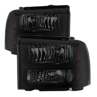 SPYDER Xtune Ford F250/350/450 Super Duty 05-07 Crystal Headlights Black Smoked HD-JH-FS05-AM-BSM - Lights