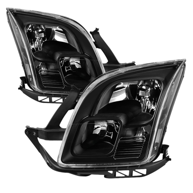 SPYDER xTune Ford Fusion 2006-2009 OEM Style Headlights -Black HD-JH-FFUS06-AM-BK - Lights