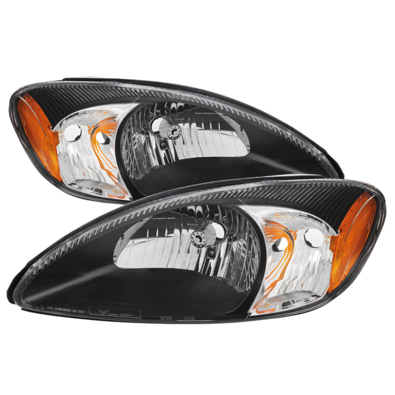 SPYDER Xtune Ford TaurUS 2000-2007 Crystal Headlights Black HD-JH-FTA00-AM-BK - Lights