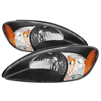 SPYDER Xtune Ford TaurUS 2000-2007 Crystal Headlights Black HD-JH-FTA00-AM-BK - Lights