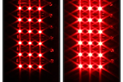 SPYDER Xtune Hummer H3 06-09 (Non H3T) LED Tail Lights Black ALT-ON-HH306-LED-BK