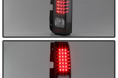 SPYDER Xtune Hummer H3 06-09 (Non H3T) LED Tail Lights Black ALT-ON-HH306-LED-BK