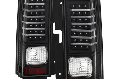 SPYDER Xtune Hummer H3 06-09 (Non H3T) LED Tail Lights Black ALT-ON-HH306-LED-BK