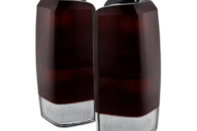 SPYDER Xtune Jeep Cherokee 1997-2001 OEM Style Tail Lights Red Smoked ALT-JH-JC97-OE-RSM