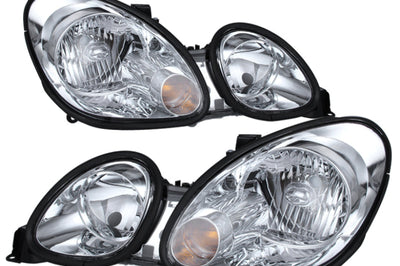SPYDER Xtune Lexus GS300/GS400/GS430 98-05 Halogen Only Crystal Headlights Chrome HD-JH-LGS98-C - Lights