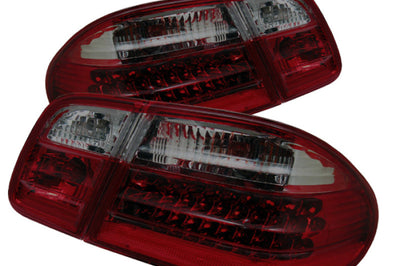 SPYDER Xtune Mercedes Benz W210 E-Class 96-02 LED Tail Lights Red Smoke ALT-CL-MBW210-LED-RSM