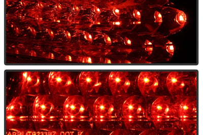 SPYDER Xtune Mercedes Benz W210 E-Class 96-02 LED Tail Lights Red Smoke ALT-CL-MBW210-LED-RSM