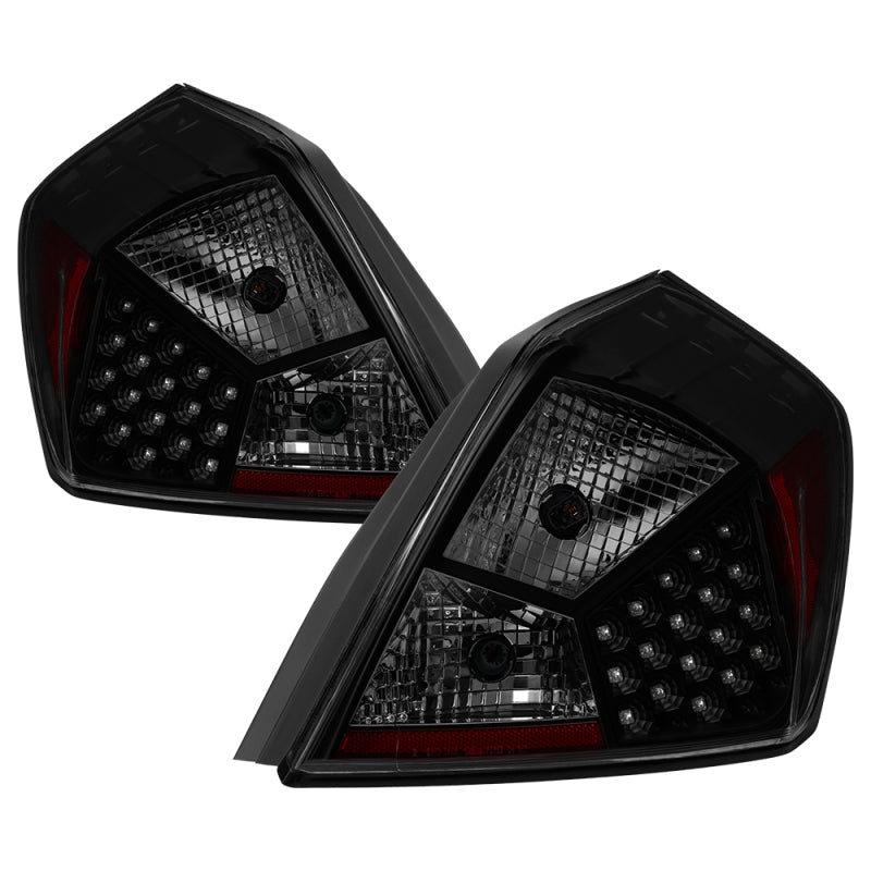 SPYDER xTune Nissan Altima 07-12 Sedan LED Tail Lights - Black Smoked ALT-JH-NA07-4D-LED-BSM