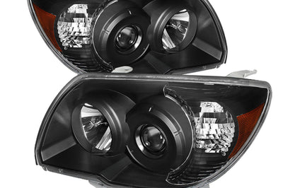 SPYDER Xtune Toyota 4Runner 06-09 Crystal Headlights Black HD-JH-T4R06-AM-BK - Lights