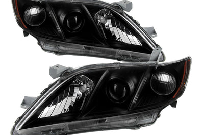 SPYDER Xtune Toyota Camry 07-09 OEM Style Headlights Black HD-JH-TCAM07-AM-BK - Lights
