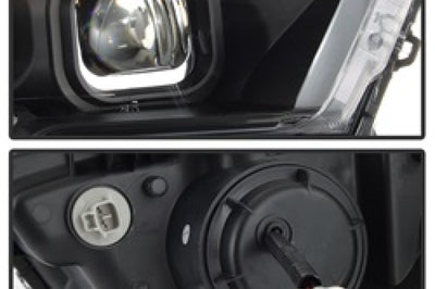 SPYDER xTune Toyota Tacoma 16-18 DRL Light Bar Projector Headlights - Black PRO-JH-TTA16-LBDRL-BK - Lights