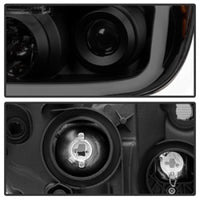 SPYDER Xtune Toyota Tundra 07-13 LED Light Bar Projector Headlights Black Smoked PRO-JH-TTU07-LED-BSM - Lights
