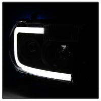 SPYDER Xtune Toyota Tundra 07-13 LED Light Bar Projector Headlights Black Smoked PRO-JH-TTU07-LED-BSM - Lights
