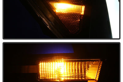SPYDER Xtune Toyota Tundra 07-13 LED Light Bar Projector Headlights Black Smoked PRO-JH-TTU07-LED-BSM - Lights