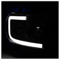 SPYDER Xtune Toyota Tundra 07-13 LED Light Bar Projector Headlights Black Smoked PRO-JH-TTU07-LED-BSM - Lights