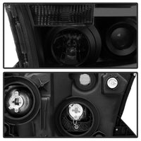 SPYDER Xtune Toyota Tundra 07-13 LED Light Bar Projector Headlights Black Smoked PRO-JH-TTU07-LED-BSM - Lights