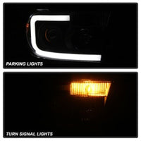 SPYDER Xtune Toyota Tundra 07-13 LED Light Bar Projector Headlights Black Smoked PRO-JH-TTU07-LED-BSM - Lights