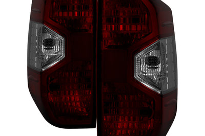SPYDER xTune Toyota Tundra 14-17 OEM Style Tail Lights - Dark Red ALT-JH-TTU14-OE-RSM