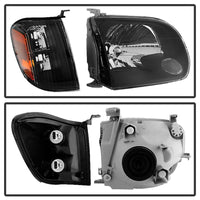 SPYDER Xtune Toyota Tundra Double Cab 05-06 OEM Style Headlights & Corner Lights Black HD-JH-TTUN05-AM-BK