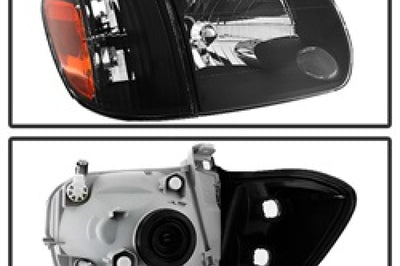 SPYDER Xtune Toyota Tundra Double Cab 05-06 OEM Style Headlights & Corner Lights Black HD-JH-TTUN05-AM-BK
