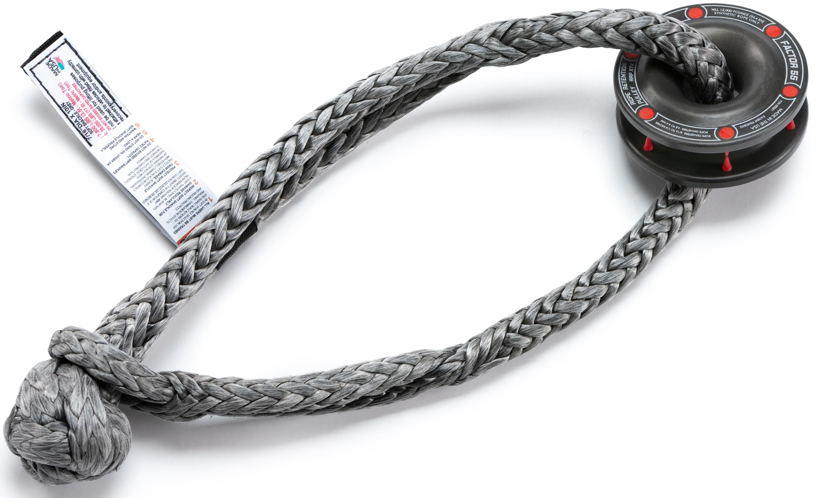 Factor 55 Xtv Rope Retention Pulley W/ Soft Shackle - Atv Performance Products