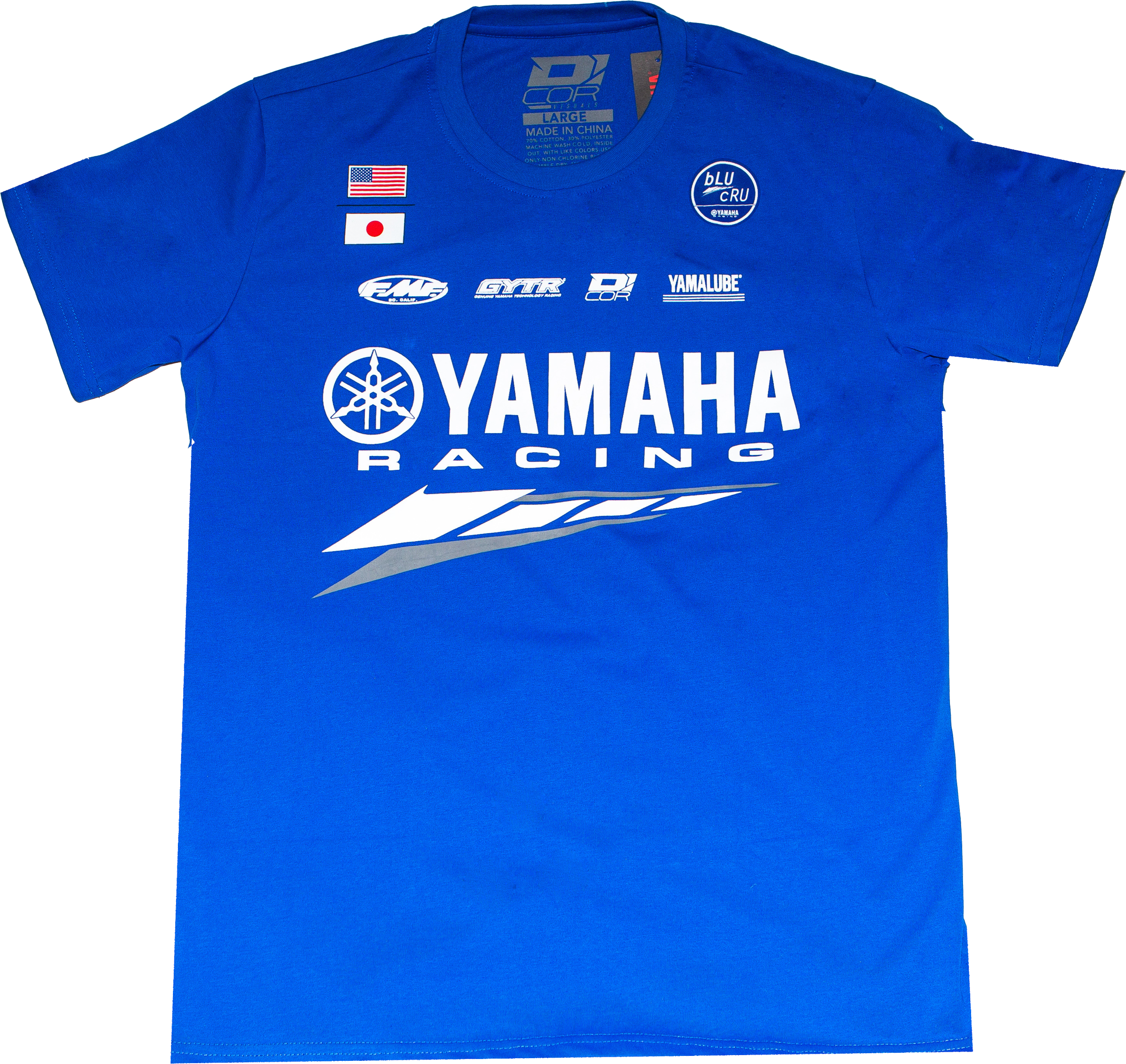 D-COR Yamaha Factory T Shirt Blue Xxl