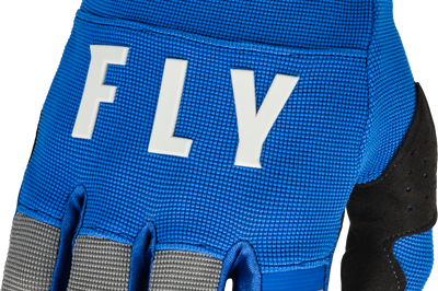FLY RACING Youth F 16 Gloves Blue/Grey Y2xs