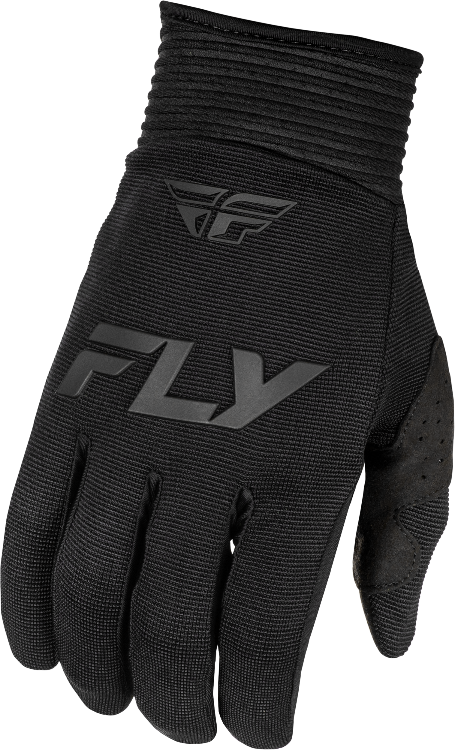 Fly Racing Youth F-16 Gloves Dark Blue/white Yxs - Black / 2X-Small