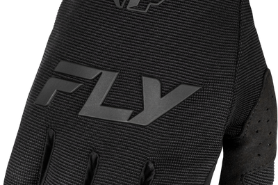 Fly Racing Youth F-16 Gloves Dark Blue/white Yxs - Black / 2X-Small