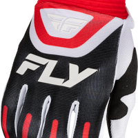 Fly Racing Youth F-16 Gloves Dark Blue/white Yxs - Black / 2X-Small