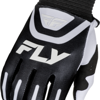 Fly Racing Youth F-16 Gloves Dark Blue/white Yxs - Black / 2X-Small