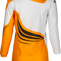 Fly Racing Youth F-16 Jersey Yellow/white/black Yxl - Grey/Orange / Small