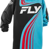 Fly Racing Youth F-16 Jersey Yellow/white/black Yxl - Grey/Orange / Small