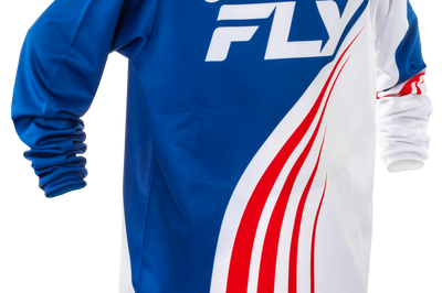 Fly Racing Youth F-16 Jersey Yellow/white/black Yxl