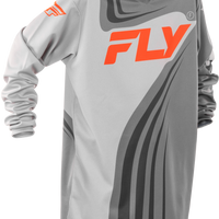 Fly Racing Youth F-16 Jersey Yellow/white/black Yxl - Grey/Orange / Small