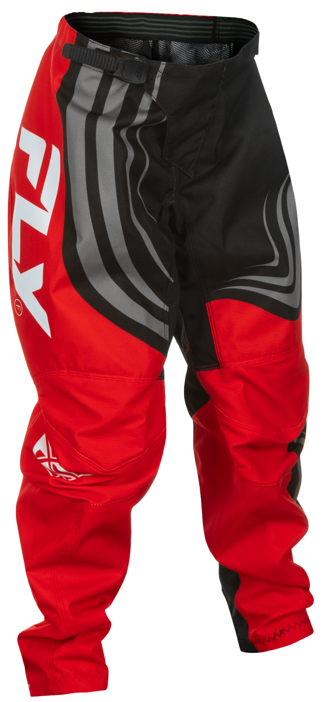 FLY RACING Youth F 16 Pants Ca/Ny Black/Red/White Sz 18