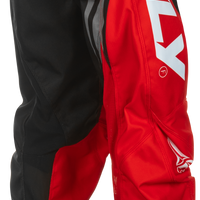 FLY RACING Youth F 16 Pants Ca/Ny Black/Red/White Sz 18